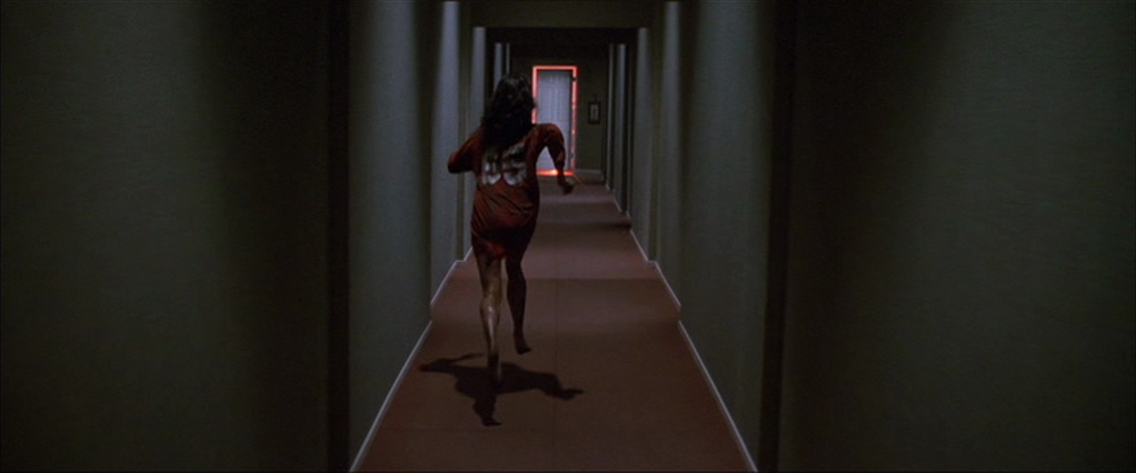 Dolly Zoom from Poltergeist where character Jobeth runs down the hall