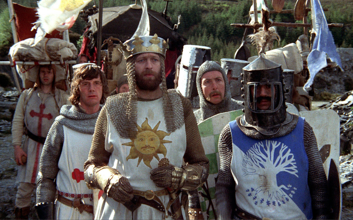 Still from Monty Python and the Holy Grail.